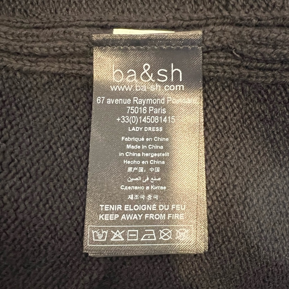 Ba&sh Medee Turtleneck Sweater Dress in Black (M/2) - Picture 11 of 13